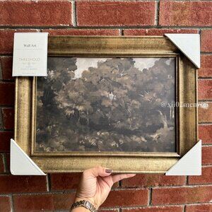 TARGET STUDIO MCGEE MOODY TREES FRAME WALL CANVAS